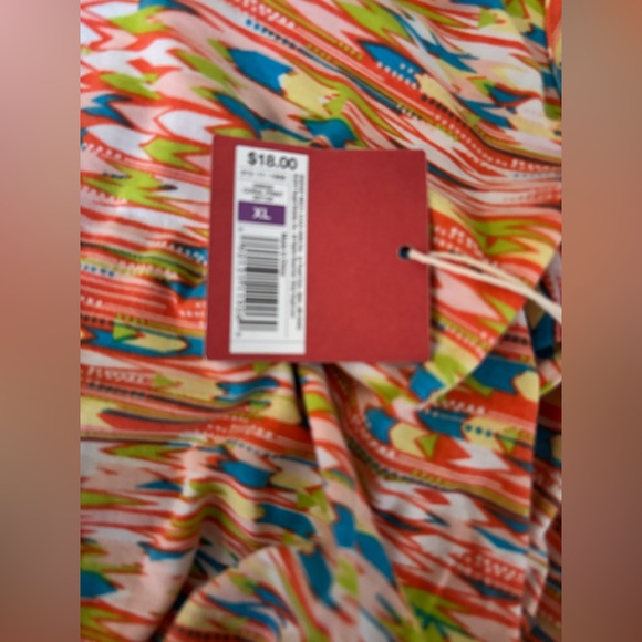Mossimo Supply Co Women’s Dress Coral Print XL NWT - Picture 8 of 8